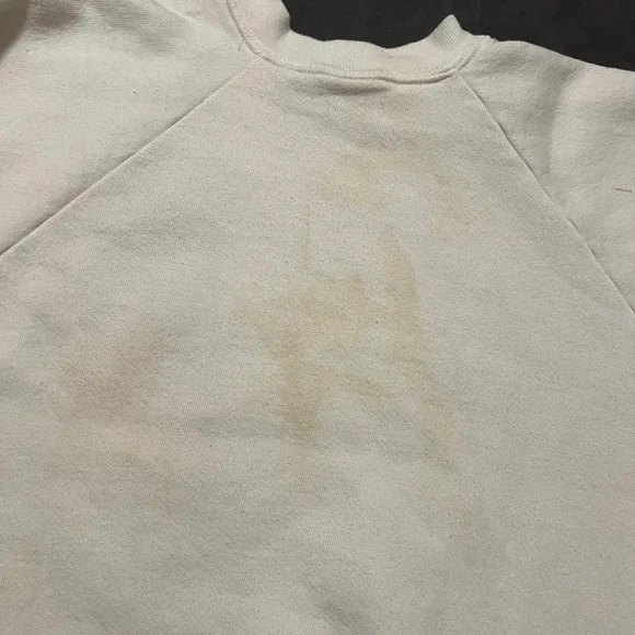 Vintage 1987 JOHN‎ MELLENCAMP The Lonesome Jubilee Size Large White Sweatshirt - Picture 10 of 16